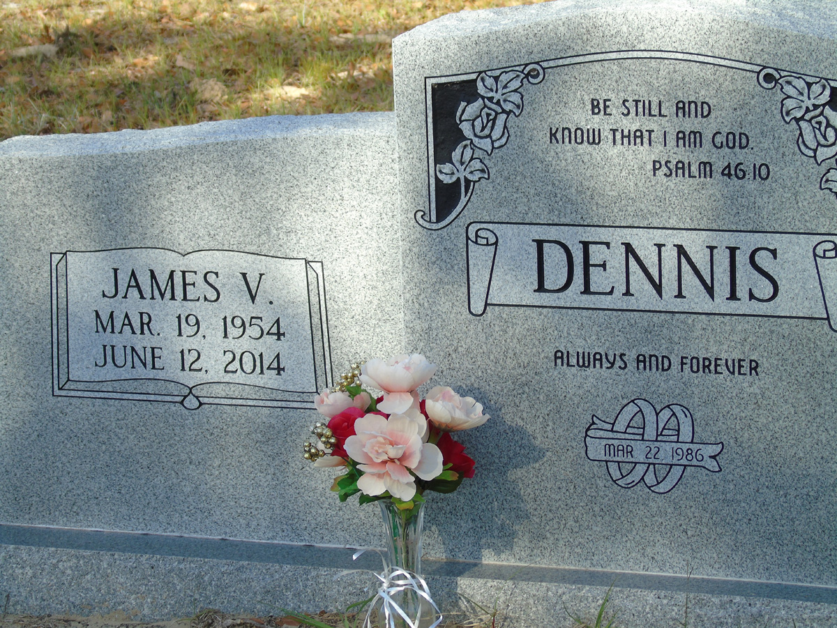 Headstone for Dennis, James V.